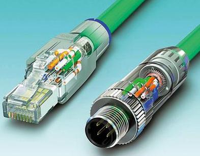 圖3 按入電纜芯、剪斷，且蓋好防護蓋：無論是RJ45還是M12連接器，它們都能夠實現快速且可靠的安裝