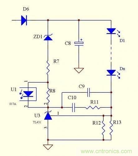 LED驅(qū)動(dòng)電源:3個(gè)電路巧妙利用TL431來恒流!
